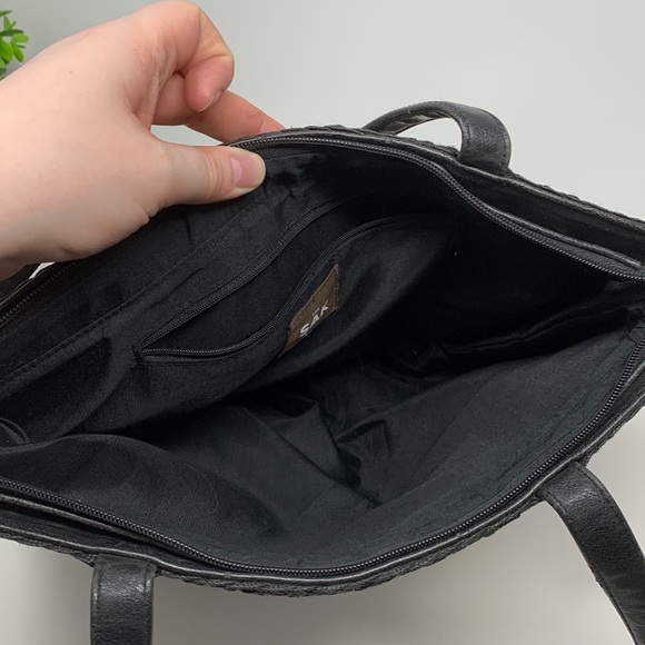 The Sak Tan & Black Tote handbag - Picture 5 of 12